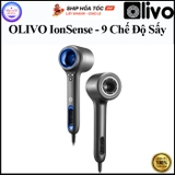 Máy Sấy Tóc OLIVO IonSense – Máy Sấy Tóc Ion Âm Tốc Độ Cao, 9 Chế Độ Sấy, Phụ Kiện Đa Dạng, Cảm Biến Nhiệt Thông Minh, Màu Sắc Sang Trọng