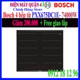 Bếp từ đa điểm 4 vùng nấu Bosch PXX675DC1E - Hàng chính hãng