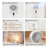 Quạt thông minh điều khiển giọng nói AI AQUA AQF-ED1823T(W)
