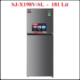 Tủ lạnh Sharp Inverter 181 lít SJ-X198V-SL