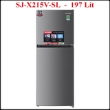 Tủ lạnh Sharp Inverter 197 lít SJ-X215V-SL