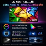 Smart Tivi LG mini RGB evo AI 75 inch 75MRGB86BSA