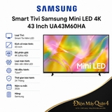 Smart Tivi Samsung Mini LED 4K 43 Inch UA43M60HA