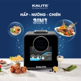 Lò chiên không dầu kết hợp hấp Kalite STEAM STAR 15 lít