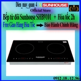 Bếp đôi điện từ Sunhouse SHB9101