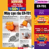 Máy Cạo Râu Mini Gaabor ER-T01 Chống Nước Lưỡi Dao 3D Ôm Sát Da Mặt Cạo Khô & Ướt