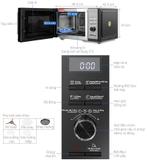 Lò vi sóng có nướng Toshiba MW3-AC27PE(BM)VN 27 lít