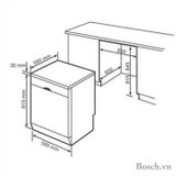 Máy Rửa Chén Bosch SMS8YCI03E - Hàng chính hãng