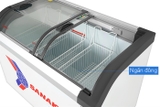 Tủ đông Sanaky 350 lít VH-4899KB, mặt kính cửa lùa