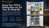 Tủ lạnh 4 cửa Midea 410 lít MDRF550FGG28VN