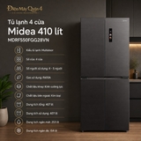 Tủ lạnh 4 cửa Midea 410 lít MDRF550FGG28VN