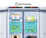 Tủ Lạnh Hisense Inverter 427 Lít RQ519N4EBU ,giao ngay