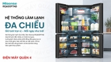 Tủ lạnh Hisense Inverter 615 lít Multi Door RQ600P7AB
