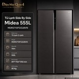 Tủ Lạnh Side By Side Midea 555L MDRS710FGG28VN
