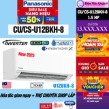 Máy lạnh Panasonic Inverter 1.5 HP CU/CS-U12BKH-8