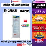 Tủ Mát Sanaky Inverter 290 Lít VH-358K3L, giá rẻ giao ngay