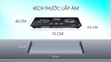 Bếp Gas Âm Malloca GHG 733B NEW