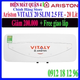 Máy nước nóng gián tiếp Ariston 20 lít 2500W VITALY 20 SLIM 2.5 FE - Hàng chính hãng