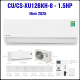 Máy lạnh Panasonic Inverter 1.5 HP CU/CS-XU12BKH-8