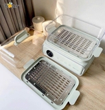 Nồi lẩu hấp điện 4 tầng 21.5L Bear DZG-P20W7 bản quốc tế