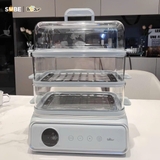 Nồi lẩu hấp điện 4 tầng 21.5L Bear DZG-P20W7 bản quốc tế