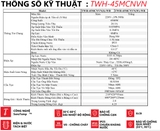 Máy nước nóng Toshiba TWH-45MCNVN(S)-WB chính hãng