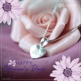 BÔNG TAI CHỮ OM TRÁI TIM TREO ĐÍNH HẠT S950