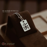 DÂY CHUYỀN CHỮ OM VUÔNG - S999