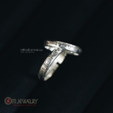 NHẪN BẠC KHẮC LỤC TỰ OM MANI PADME HUM