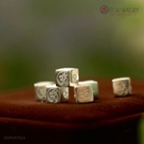 DÂY CHUYỀN CHARM VUÔNG KHẮC CHỮ OM S950