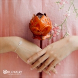 LẮC TAY CHỮ OM HOA SEN S950