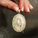 MẶT DÂY BẠC 3D HANDMADE - ĐẬU BẠC CHIM CÔNG