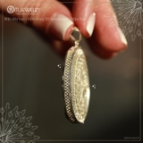 MẶT DÂY BẠC 3D HANDMADE - ĐẬU BẠC CHIM CÔNG