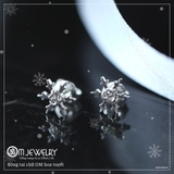 BÔNG TAI CHỮ OM HOA TUYẾT