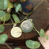 MẶT DÂY CHUYỀN CHỮ OM MANDALA TÔI BÌNH AN S950