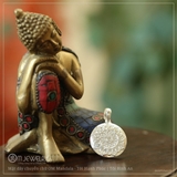 MẶT DÂY CHUYỀN CHỮ OM MANDALA TÔI BÌNH AN S950