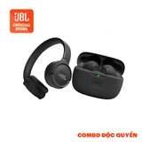 [COMBO ĐỘC QUYỀN 4] TAI NGHE BLUETOOTH JBL WAVE BEAM & TAI NGHE CHỤP TAI TUNE 520BT