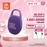 [NHẬP OCT10 GIẢM 10%] Loa Bluetooth JBL CLIP 5 - Hàng Chính Hãng