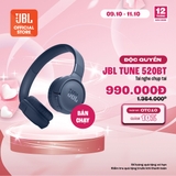 Tai Nghe JBL Tune 520BT - Hàng Chính Hãng