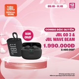 [COMBO ĐỘC QUYỀN 1] COMBO LOA BLUETOOTH GO 3 & TAI NGHE BLUETOOTH JBL WAVE BEAM
