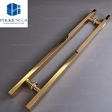 TAY NẮM INOX HỘP 20X40 MẠ PVD VÀNG GƯƠNG