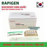 Que test nhanh COVID Ag Biocredit- Hàn Quốc