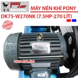 Máy nén khí Đài loan PONY DK75-W270NK