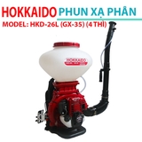 Máy xạ phân phun thuốc trừ sâu HKD-26L GX35 động cơ 4 thì