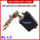 Cụm Rơ le áp suất máy nén khí dây đai (có đồng hồ)