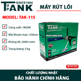 Máy khoan rút lõi TUPANK TAK-115KBT