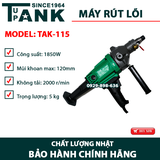 Máy khoan rút lõi TUPANK TAK-115KBT