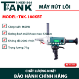 Máy khoan rút lõi TUPANK TAK-180KBT