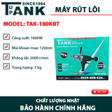 Máy khoan rút lõi TUPANK TAK-180KBT