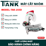 Máy cắt nhôm TUPANK TAK-255D (Curoa)